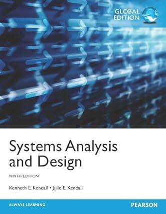 systems analysis and design 9th global edition kenneth kendall, julie kendall 0273787101, 978-0273787105