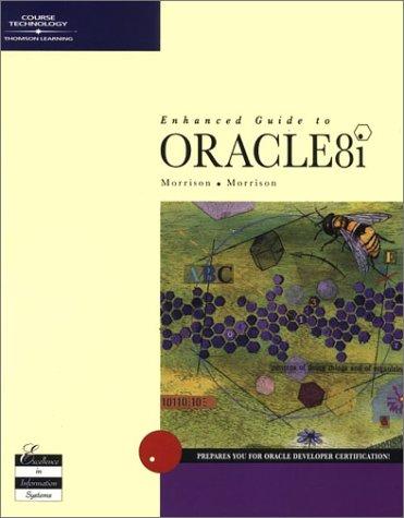enhanced guide to oracle8i 3rd edition joline morrison, michael morrison 0619035498, 978-0619035495
