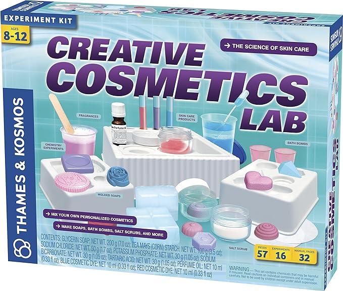 thames and kosmos creative cosmetics lab science kit 16 experiments 646518 thames & kosmos b06wgm8gpx