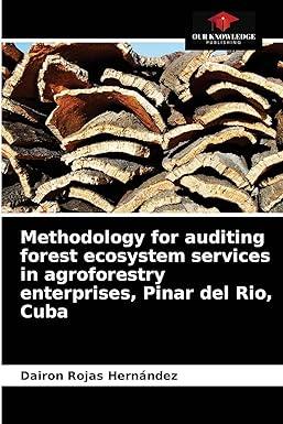 methodology for auditing forest ecosystem services in agroforestry enterprises pinar del rio cuba 1st edition