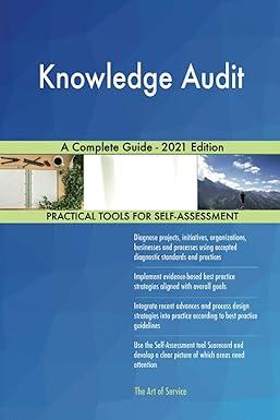 knowledge audit a complete guide 2021 edition the art of service - knowledge audit publishing 1867424010,