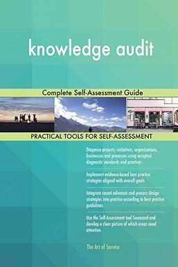 knowledge audit complete self assessment guide practical tools for self assesment 1st edition gerardus