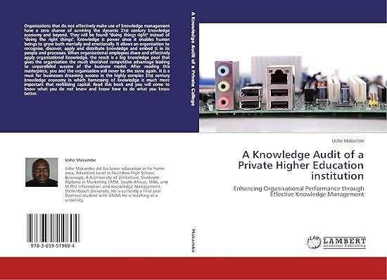 a knowledge audit of a private higher education institution enhancing organisational performance through