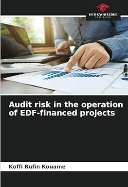 audit risk in the operation of edf financed projects 1st edition koffi rufin kouame 6205912651, 978-6205912652