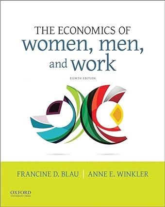 the economics of women men and work 8th edition francine d. blau , anne e. winkler 0190620854, 978-0190620851