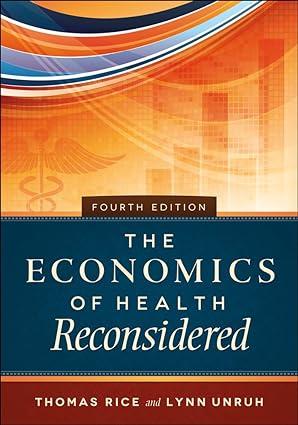the economics of health reconsidered 4th edition thomas rice phd 1567937233, 978-1567937237