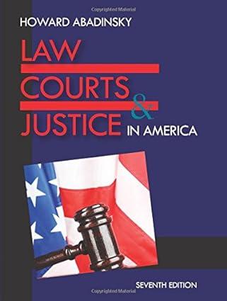 law courts and justice in america 7th edition howard abadinsky 1478611790, 9781478611790