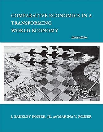 comparative economics in a transforming world economy 3rd edition j. barkley rosser jr. , marina v. rosser