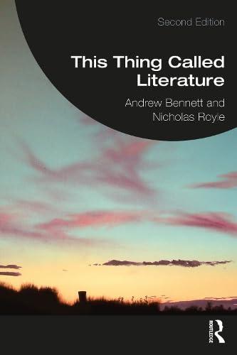 this thing called literature 2nd edition andrew bennett, nicholas royle 1032285842, 978-1032285849