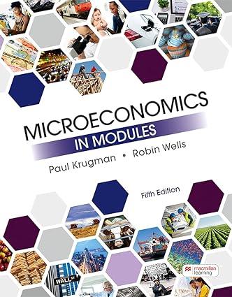 microeconomics in modules 5th edition robin krugman, paul  wells 1319245382, 978-1319245382