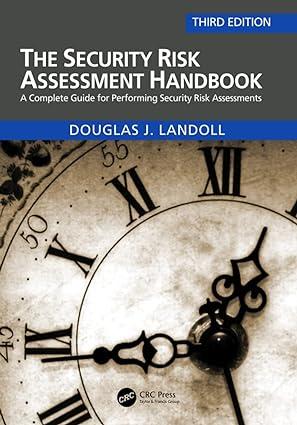 the security risk assessment handbook a complete guide for performing security risk assessments 3rd edition