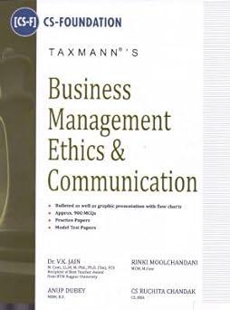 business management ethics and communication 1st edition dr. v k jain 9350716240, 978-9350716243