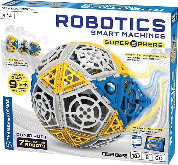 thames and kosmos robotics smart machines super sphere stem experiment kit 620384 thames & kosmos b08v2zg5sh