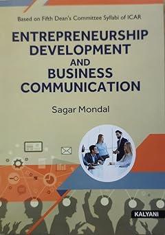 entrepreneurship development and business communication 1st edition mondal sagar 9389987806, 978-9389987805