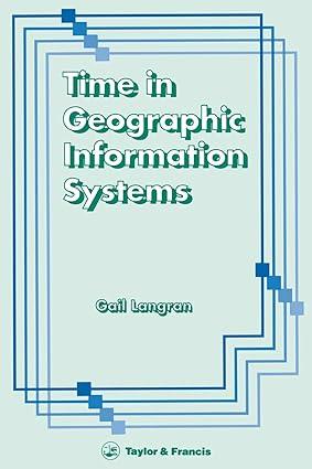 time in geographic information systems 1st edition gail langran 0748400591, 978-0748400591
