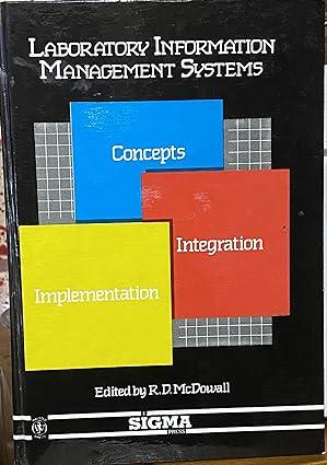laboratory information management systems 1st edition r. d. mcdowall 1850580839, 978-1850580836