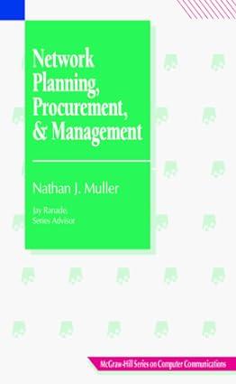 network planning procurement and management 1st edition nathan j. muller, linda lee tyke 0070443629,
