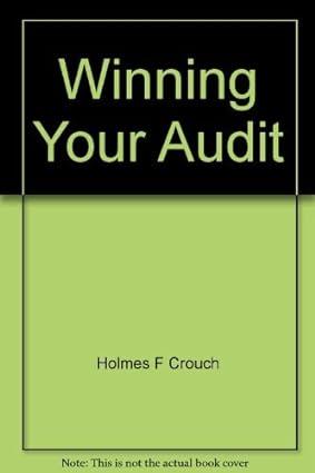 winning your audit 1st edition holmes f. crouch 0945339151, 978-0945339151