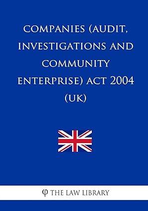 companies audit investigations and community enterprise act 2004 uk 1st edition the law library 1987582950,