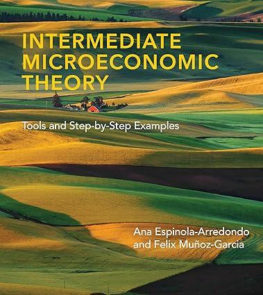 intermediate microeconomic theory tools and step by step examples 1st edition ana espinola-arredondo , felix
