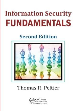 information security fundamentals 2nd edition thomas r. peltier 1439810621, 9781439810620