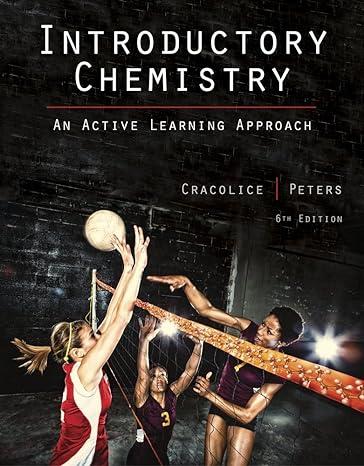 introductory chemistry an active learning approach 1st edition mark s. cracolice, ed peters 1305079256,
