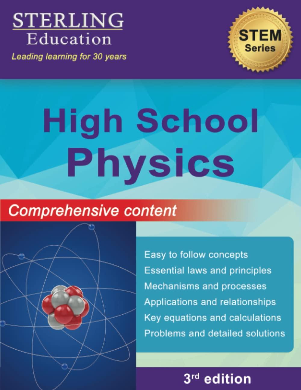 high school physics comprehensive content 3rd edition sterling education b0btksp6lw, 979-8885571234