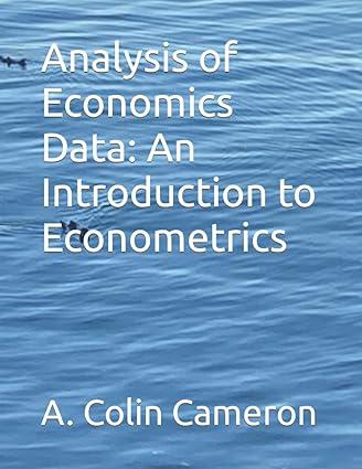 Analysis Of Economics Data An Introduction To Econometrics