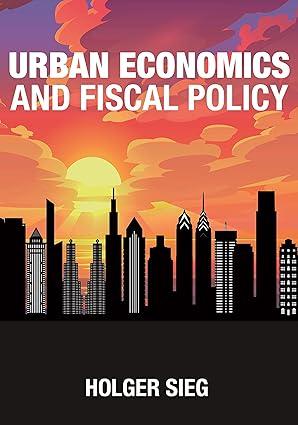 urban economics and fiscal policy 1st edition holger sieg 0691190844, 978-0691190846