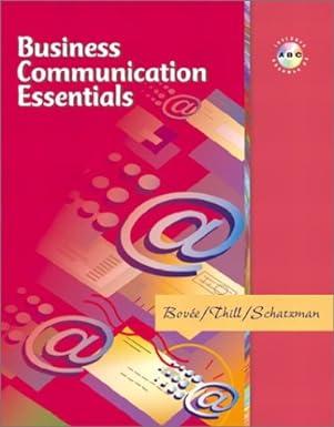 business communication essentials 1st edition courtland l. bovee 0131048236, 978-0131048232