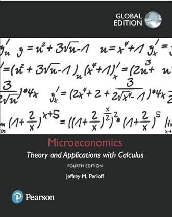 microeconomics theory and applications with calculus 4th global edition jeffrey m. perloff 1292162740,