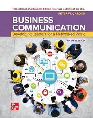 Business Communication Developing Leaders For A Networked World