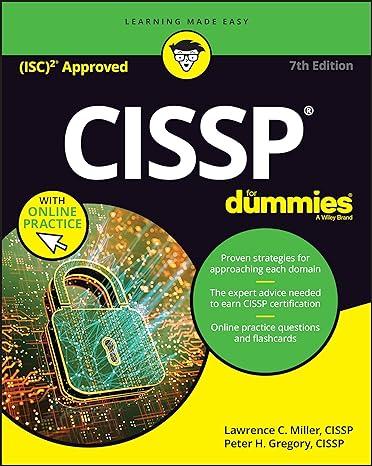 cissp for dummies 7th edition lawrence c. miller, peter h. gregory 1119806828, 978-1119806820