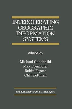 interoperating geographic information systems 1st edition michael goodchild, max j. egenhofer, robin fegeas,