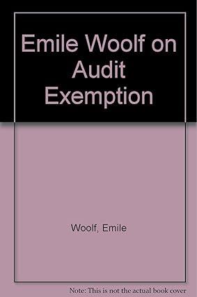 emile woolf on audit exemption 1st edition emile woolf 0863253911, 978-0863253911