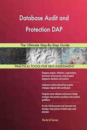 database audit and protection dap the ultimate step by step guide practical tool for self assesment 1st