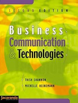 business communication and technologies 2nd edition shannon, heinemann 0701638079, 978-0701638078