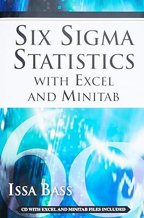 six sigma statistics with excel and minitab 1st edition issa bass 0367734818, 978-0367734817