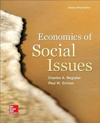 economics of social issues 21st edition charles register  paul grimes 007802191x, 978-0078021916