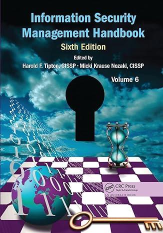 information security management handbook volume 6 1st edition harold f. tipton, micki krause nozaki