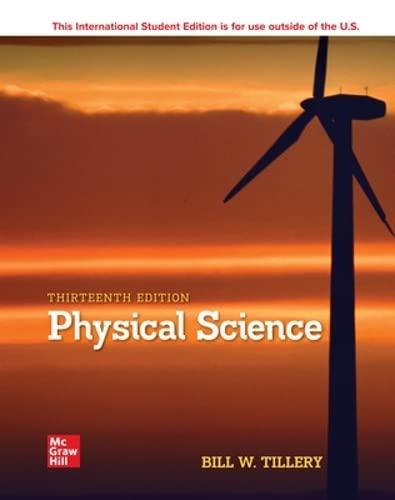 ise physical science 13th edition bill tillery 1265133352, 978-1265133351