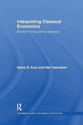 interpreting classical economics studies in long period analysis 1st edition heinz kurz , neri salvadori