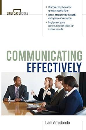 communicating effectively 1st edition lani arredondo 0071364293, 978-0071364294