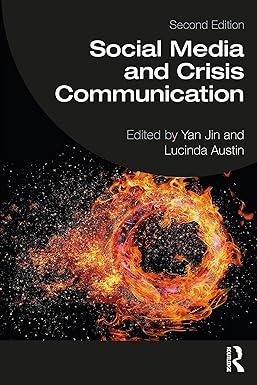 social media and crisis communication 2nd edition yan jin, lucinda l. austin 0367489007, 978-0367489007