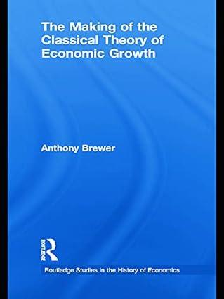 the making of the classical theory of economic growth 1st edition anthony brewer 0415746086, 978-0415746083