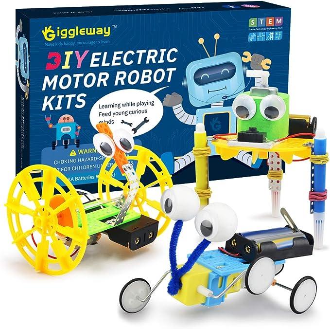 giggleway electric motor robotic balance car science kits reptile robot giggleway b07n4gwdzm