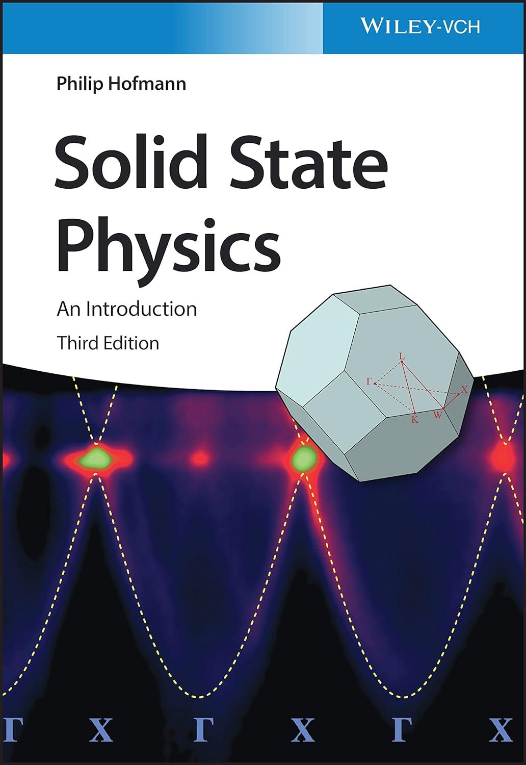 solid state physics an introduction 3rd edition philip hofmann 352741410x, 978-3527414109