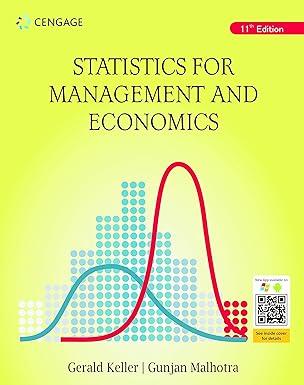 statistics for management and economics 11th edition gerald keller 9387994015, 978-9387994010