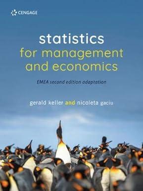 statistics for management and economics 2nd edition gerald keller 1473768268, 978-1473768260