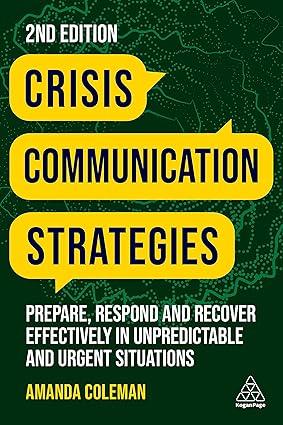 crisis communication strategies prepare respond and recover effectively in unpredictable and urgent